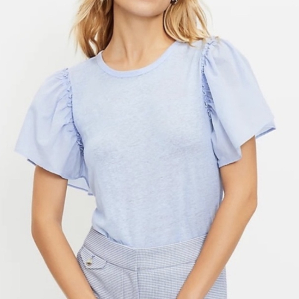 NWT LOFT Flutter Sleeve Shirt 👕